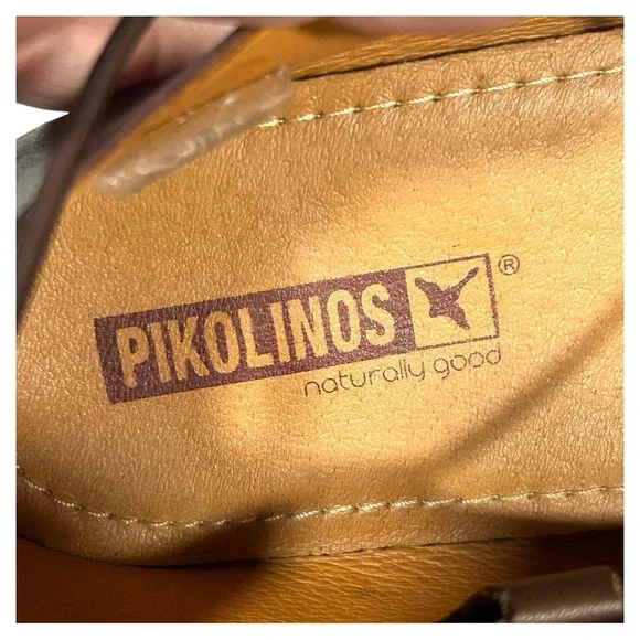 Pikolinos Gandia Leather Slip On Shoes in Garnet/Olmo Size 10 (41) - Picture 8 of 11